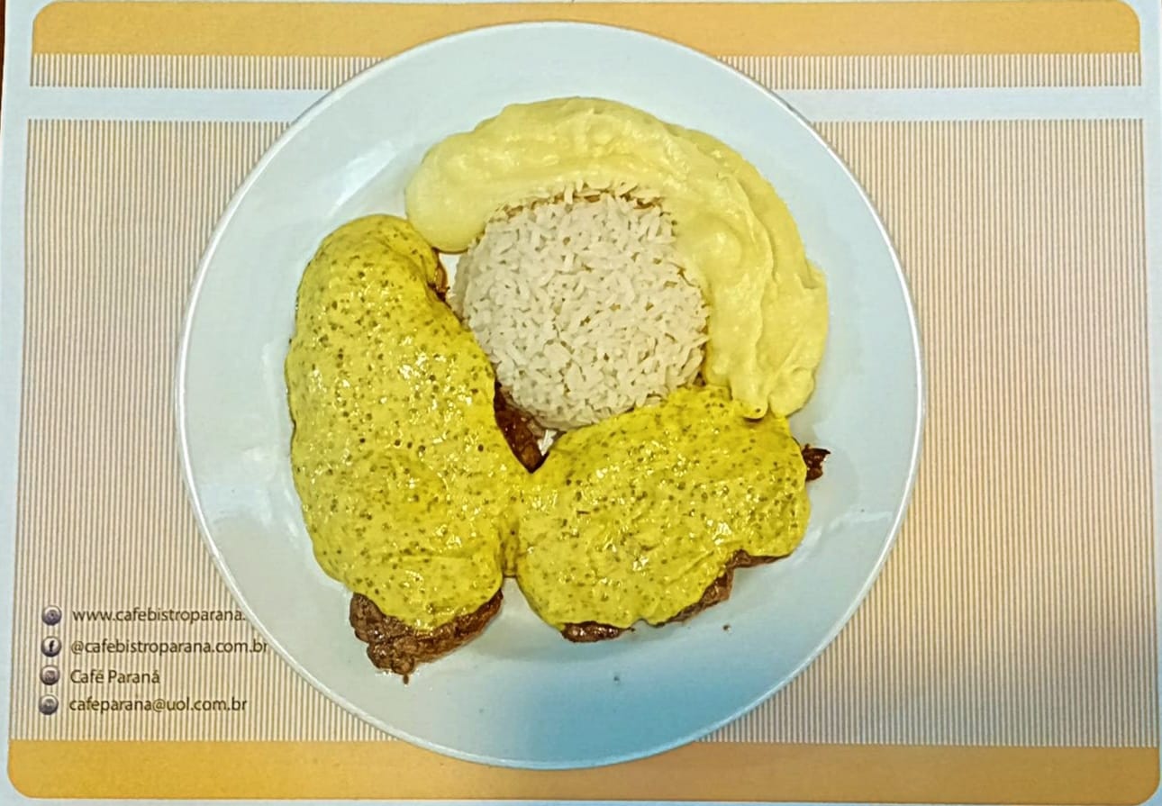 MIGNON AO MOLHO MOSTARDA